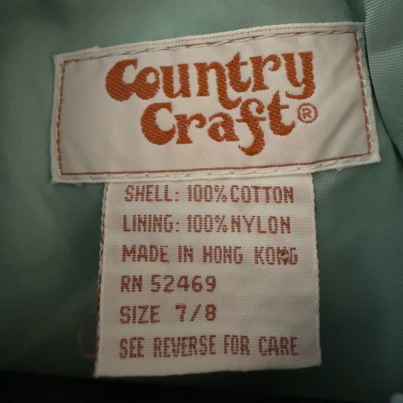 Country Craft Teal Corduroy Blazer Vest Set Western Cottagecore Vintage - Picture 4 of 7